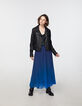 Tee-shirt col V en lin visuel "Paris Remix UK" femme-5