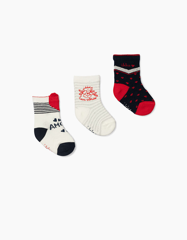 Chaussettes bébé fille-2 Chaussettes bébé fille-2