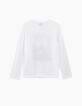 Boys' off-white Mona Lisa DJ graphic T-shirt-3