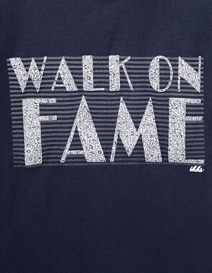 Tee-shirt navy WALK ON FAME garçon-2