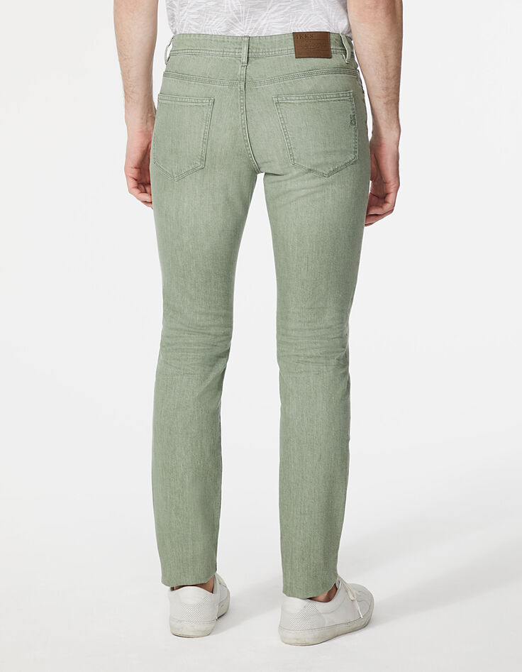 Jean slim kaki Salvation Homme-3
