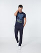Tee-shirt marine avec photo Cyclades Homme-6
