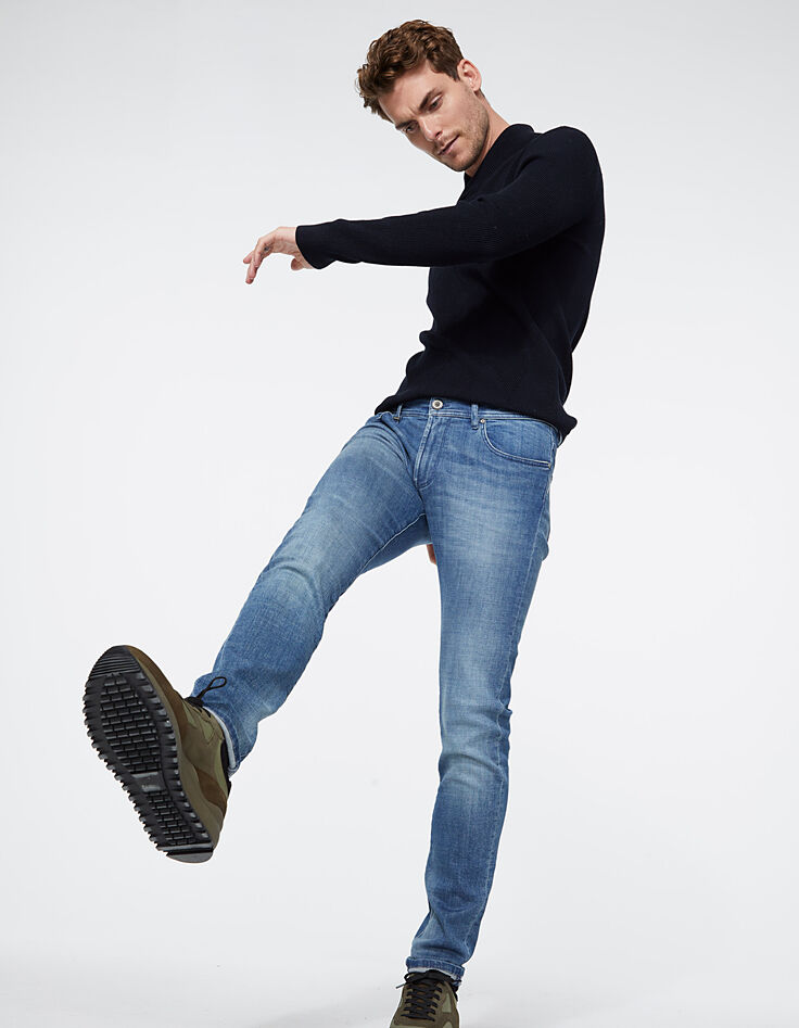 Jean SKINNY bleu indigo Homme-1