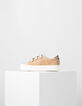Women’s gold camel No Name Plato Straps trainers-1