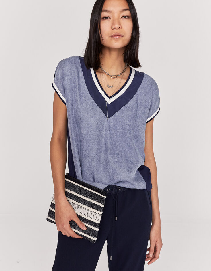 The Skipper Pocket negro mensaje mujer-5