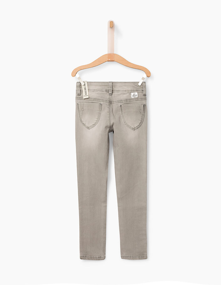 Girls' grey skinny jeans - IKKS