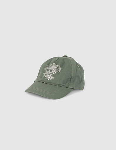 Casquette kaki used avec tête de mort fille  - IKKS