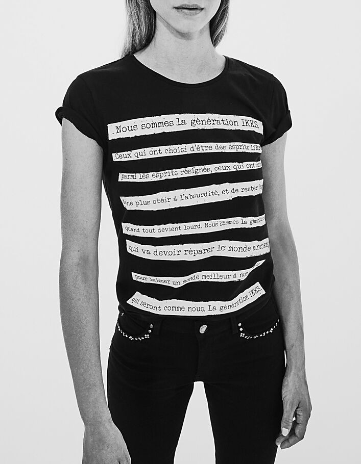 T-shirt Manifesto 1440 Leather Story dames-1