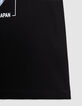 T-shirt noir motif éclair lenticulaire garçon-7
