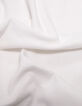 White women's t-shirt with jewel on the shoulder-4