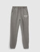 Pantalon coupe jogging élastiqué en bas femme -5