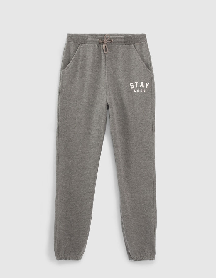 Pantalon coupe jogging élastiqué en bas femme -5