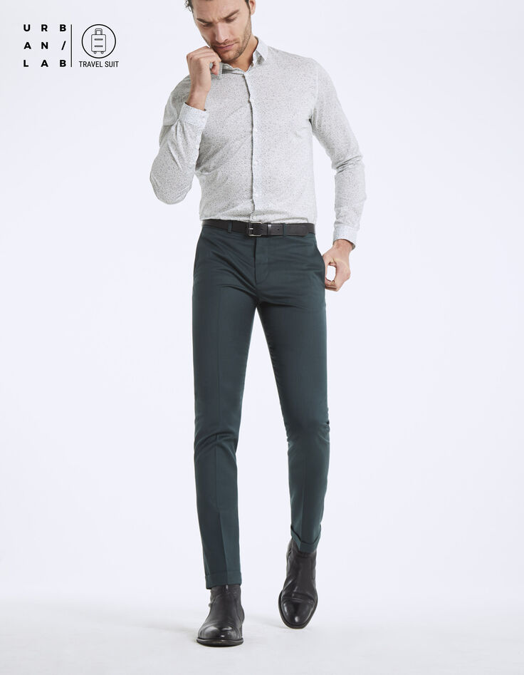 Pantal&oacute;n de traje slim Travel Suit Hombre-1
