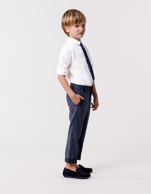 Boys’ navy knit trousers - IKKS