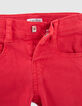 Baby boys’ faded red jeans-5