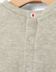Sudadera gris bebé niña-7
