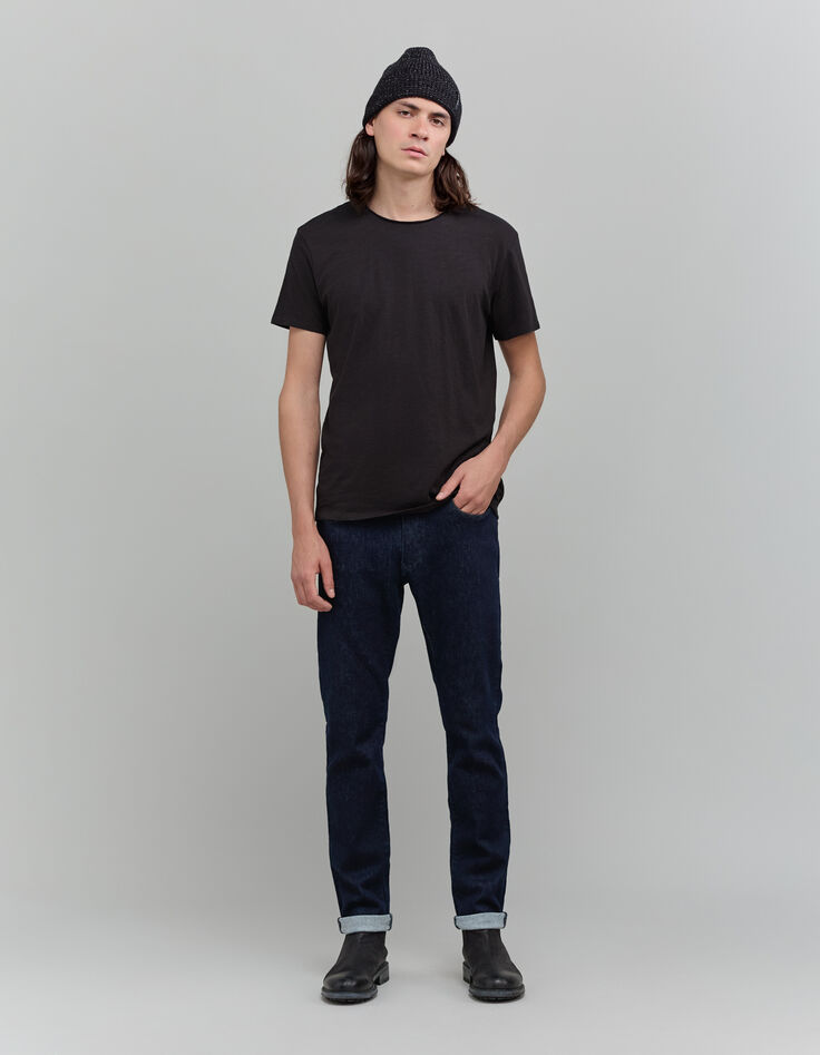 Herren T-Shirt brauner Bio-Baumwolle von L'Essentiel-2