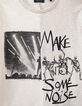 Boys’ ivory organic T-shirt with concert image-3