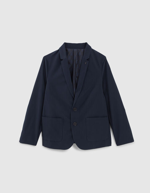 Boys' navy lightweight suit jacket - IKKS