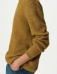 Pull hiver kaki tricot mousseux Homme-4 Pull hiver kaki tricot mousseux Homme-4