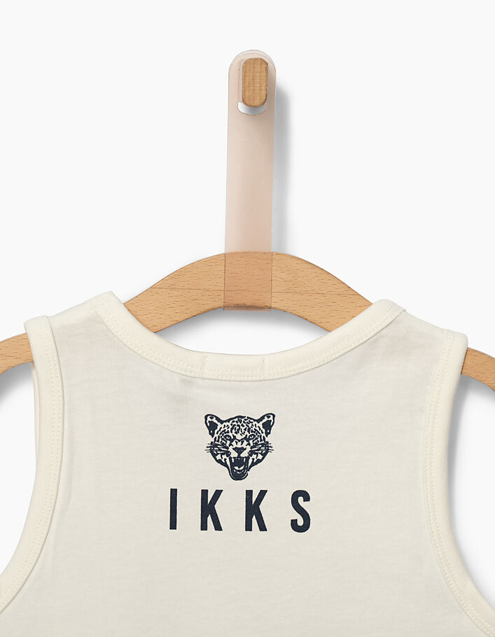 Singlet gebroken wit Sea, Skate & Sun -5