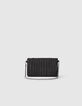 De 111 Romy tas in zwart Chrome Free lamsleer dames-5