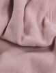 Boy's pink maxi hoodie with embroidered back-7