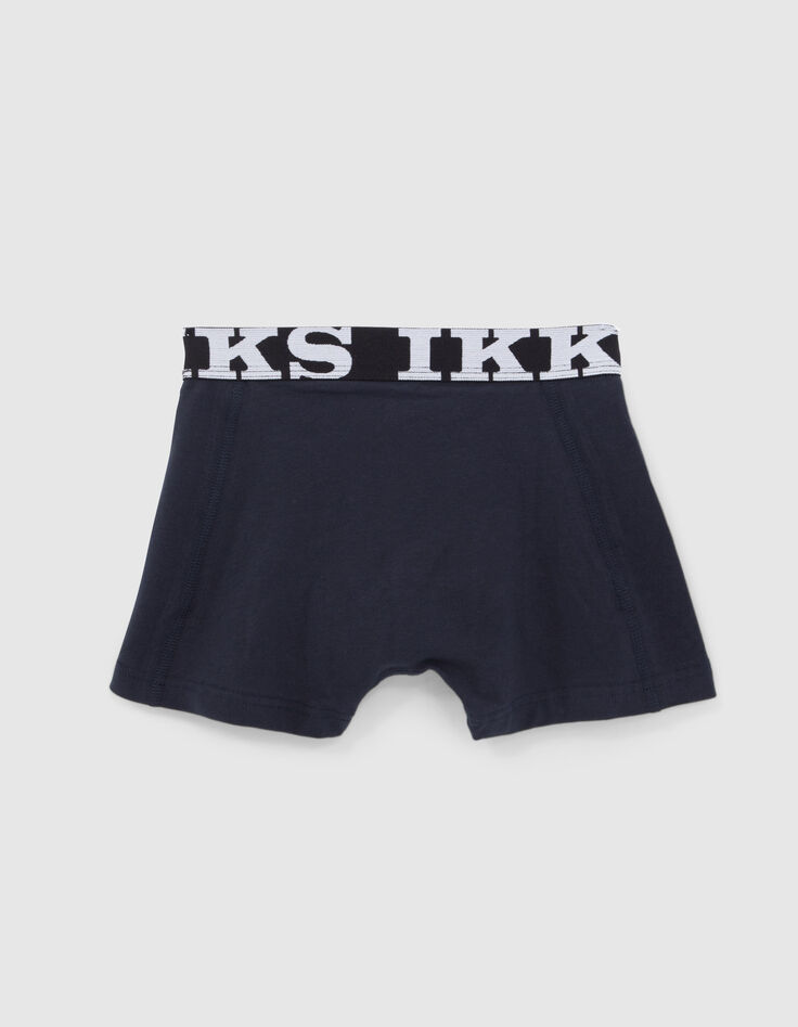 Boys' navy and grey boxers-3