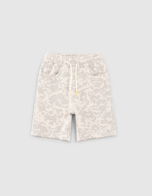 Bermudas gris camuflaje niño - IKKS