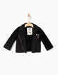 Baby girls' black cardigan-5
