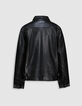 Blouson cuir noir Homme-8