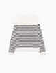 Jersey marinera de tricot calado rayos niña-4
