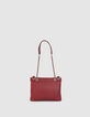 Women’s red croc-embossed leather 1440 Reporter clutch bag-4