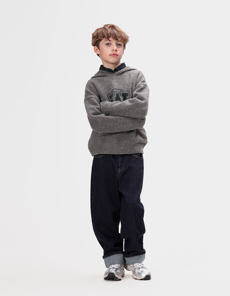 Boys’ raw baggy jeans-1 Boys’ raw baggy jeans-1