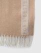 Echarpe couleur vison inscription IKKS In & Out Homme-4