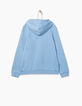 Girls' lavender-blue Planet Addict sweatshirt-3