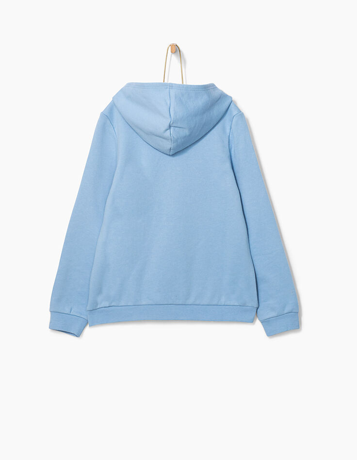 Girls' lavender-blue Planet Addict sweatshirt-3