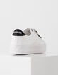 Deportivas No Name plato straps snake blanco-3