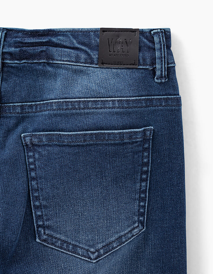 Boys’ vintage blue slim jeans-4