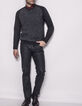 Men's slim coated jeans-2