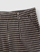 Shorts negros pata de gallo beige ni&ntilde;a-3