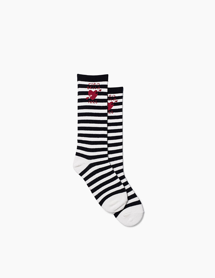 Girls’ navy socks - IKKS