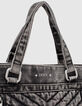 Sac LE 1440 MEDIUM DENIM matelassé chevrons femme-4