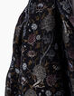 Women's peony print scarf-2
