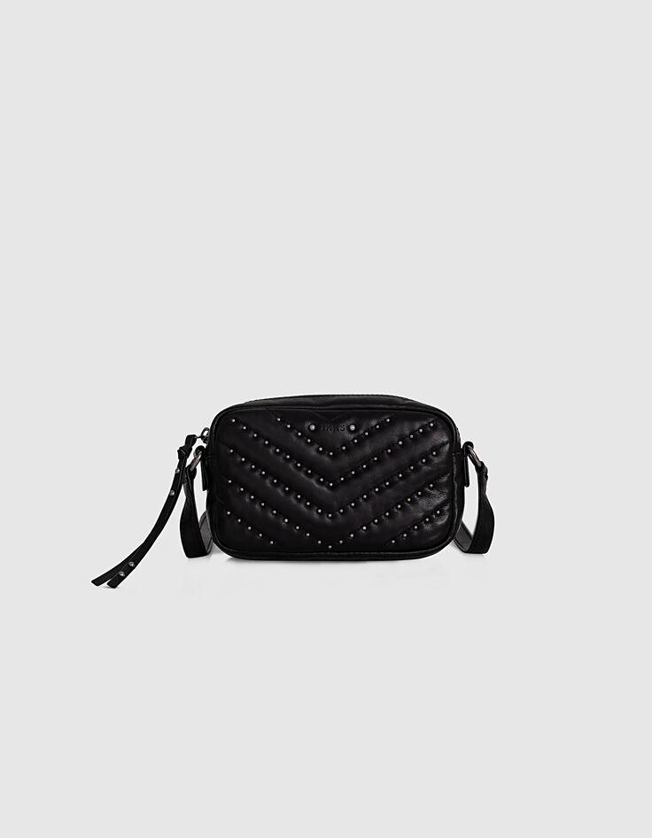 Sac pochette cuir 1440 SMALL MESSENGER matelassage femme-1
