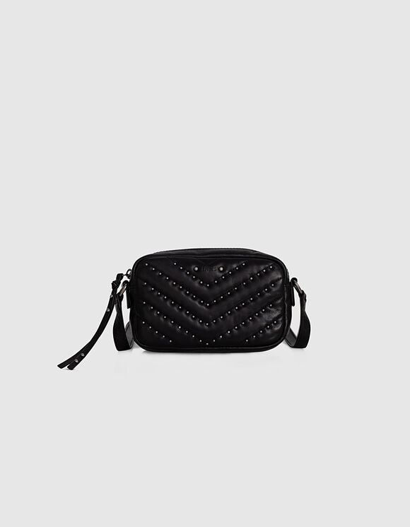 Women’s 1440 SMALL MESSENGER quilted chevron leather clutch bag