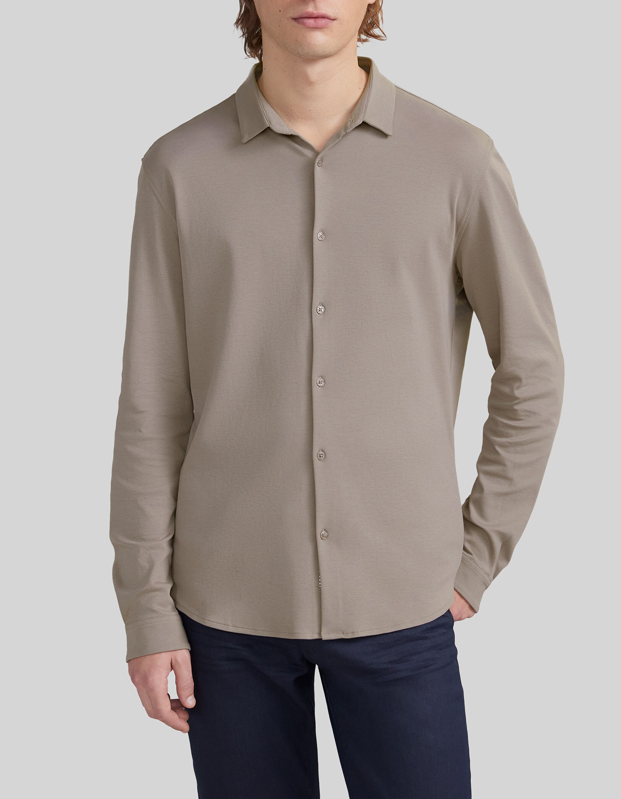 Tricot sales overhemd heren