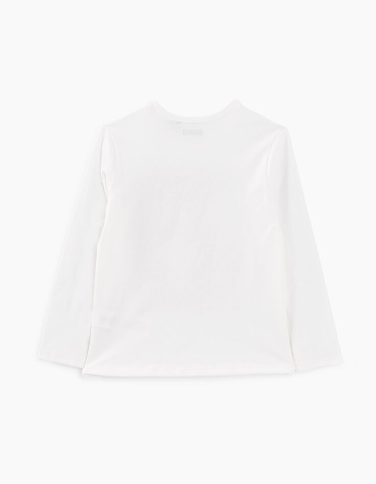 Boys' off-white glow-in-the-dark DJ-skeleton T-shirt-3