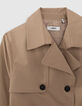 Unisex beige Gender Free trench coat-6