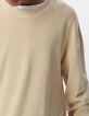 Herrensweatshirt, beige, Bio-Baumwollfrottee-4